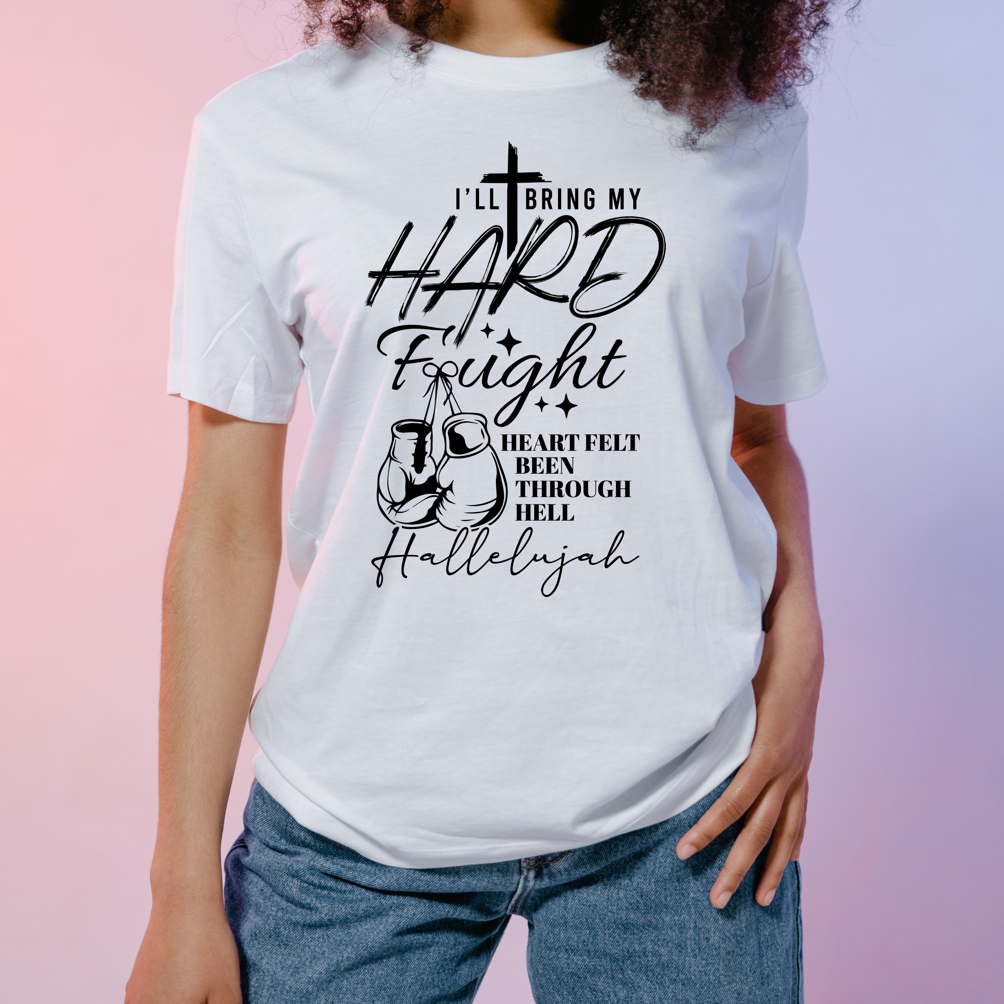 Hard fought hallelujah t shirt