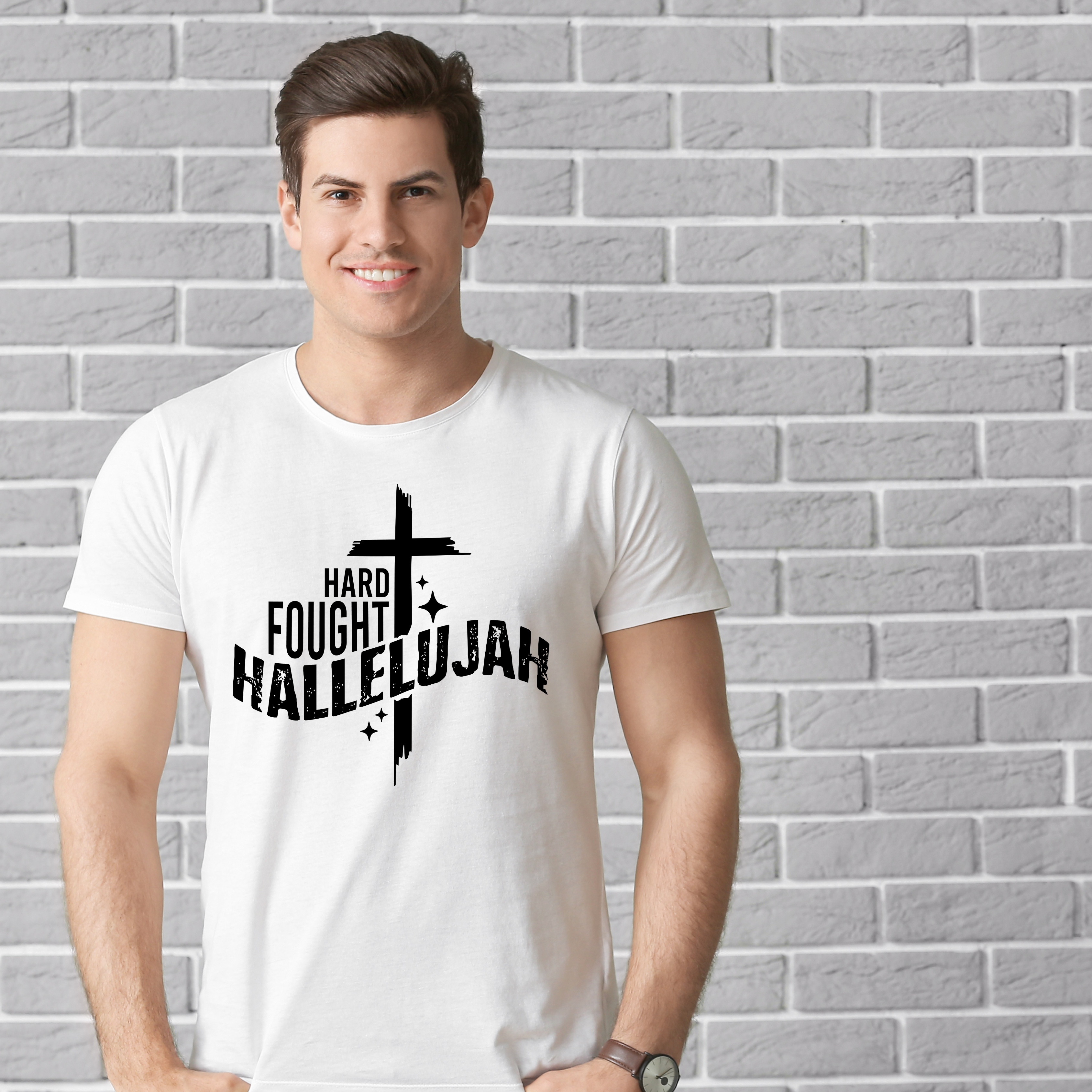 Hard fought hallelujah t shirt