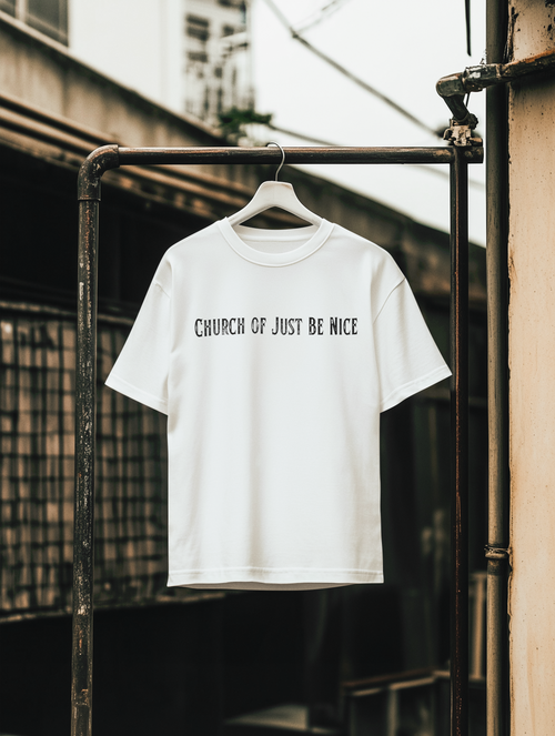Church of just be nice T-shirt